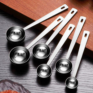 6 adet 304 paslanmaz çelik kedi köpek maması ölçü kepçe ölçüm kaşık <span class=keywords><strong>Pet</strong></span> gıda ölçüm kepçe - Product Image 6