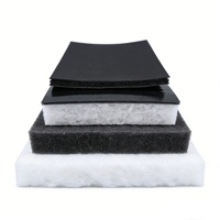 Coton insonorisant en fibre de polyester recyclable pour coffre de véhicule électrique – Épaisseur 20 mm, écologique (Blanc) par Csdongli