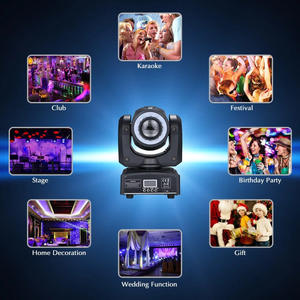 Lumières <span class=keywords><strong>de</strong></span> tête mobiles LED 30W pour KTV, lumières d'ambiance, lumières <span class=keywords><strong>de</strong></span> scène <span class=keywords><strong>de</strong></span> mariage, <span class=keywords><strong>Luz</strong></span> <span class=keywords><strong>De</strong></span> Discoteca - Product Image 6