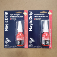 Colle 271 résistante à l'huile 10 ml 50 ml pour fil, colle acrylique haute résistance, liquide rouge, adhésif anaérobie pour filetage
