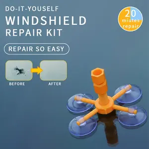 Hızlı düzeltme araç ön camı tamir kiti DIY oto pencere teli parlatma aracı kırık cam cam cam iç<span class=keywords><strong>in</strong></span> reçine mühürleyen onarım sıvı - Product Image 2