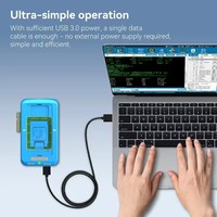U70 UFS EMMC ISP Programlayıcı Tam Set Okuma/Yazma Modülü 250MB/s 350MB/s %100 Orijinal JCID Kamera ve Cep Telefonu Tamiri için