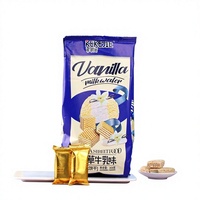 Biscuits gaufrettes sucrées fourrées au fromage et au cacao, semi-molles, enroulées, boîte de 300g