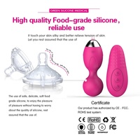 Télécommande sans fil OEM, boules de Ben Wa en silicone, vibrateur, ensemble d'haltères pelviennes pour débutantes, œuf vibrant pour femmes