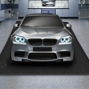 LIYUAN Tapis <span class=keywords><strong>de</strong></span> confinement Tapis <span class=keywords><strong>de</strong></span> stationnement <span class=keywords><strong>de</strong></span> garage robuste avec raclette Protection imperméable contre la neige, la glace, la pluie et l'huile <span class=keywords><strong>de</strong></span> boue pour les voitures - Product Image 1