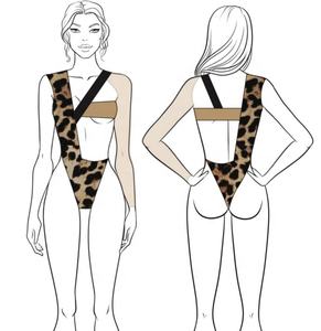 Maiô personalizado de biquíni com etiqueta personalizada de roupa de banho ecológica OEM profissional diretamente da fábrica - Product Image 3