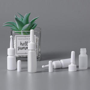 White 5Ml Dropper Bottles Cylinder Shape Sealing Type For Cosmetic Use General <b>Packaging</b> <b>Plastic</b> Bottles - Product Image 1