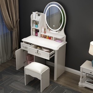 Meuble de toilette Tuochen, design moderne et simple, <span class=keywords><strong>avec</strong></span> <span class=keywords><strong>miroir</strong></span> éclairé par <span class=keywords><strong>LED</strong></span>, écologique, durable, <span class=keywords><strong>avec</strong></span> armoire à clé - Product Image 4