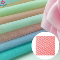 En stock : Rouleau de tissu en maille de tulle nylon, tissu tricoté pour voile de mariée, vêtements, jupes, design textile, ruban de satin, décoration à coudre
