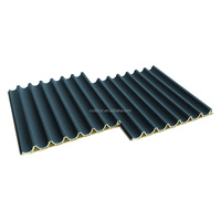 Panneau mural WPC moderne imperméable avec placage en bois marbré et grille de plafond pour murs intérieurs