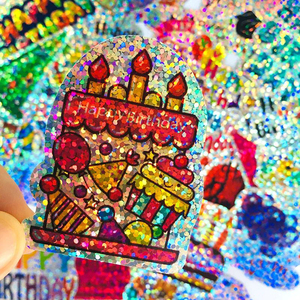 Meilleure vente ensemble d'autocollants gonflés d'anniversaire pour carte d'anniversaire décoration de fête bannières fête faveur cadeau personnalisé <span class=keywords><strong>Scrapbooking</strong></span> - Product Image 2