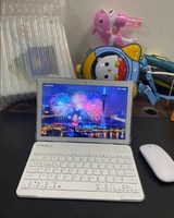 Bantalan Tablet HD 10.1 inci, Tablet PC bisnis layar air dengan Keyboard dan Mouse B10 dengan memori 2GB 32GB