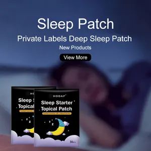 Patch label pribadi tidur mendalam dengan melatonin, Patch tidur yang baik, dukungan tidur bertenaga tanaman-Patch mimpi rilis berkelanjutan