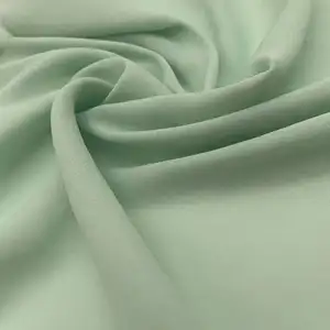 Çin fabrika polyester yosun krep buruşuk şifon kumaş