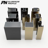 Profilés en aluminium sur mesure de l'usine de Foshan, extrusion d'alliage, cadre OEM, profilés de fenêtres en aluminium