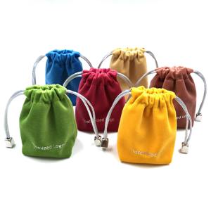 Pochette en velours pour bijoux pour femmes, personnalisable avec cordon de serrage, réutilisable - Product Image 2