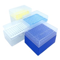 Embouts de micro pipette stérilisés 10ul filtrés en plastique pp jetables de laboratoire avec boîte de support de filtre 100ul 200ul 1000ul