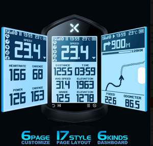 <span class=keywords><strong>XOSS</strong></span> <span class=keywords><strong>NAV</strong></span> Pantalla LCD de 2.4 Pulgadas con Retroiluminación Automática, Paquete de Batería para Ciclismo, GPS/BDS/GLONASS, 33 Horas de Duración de la Batería, Inalámbrico Ant+, Resistente al Agua IPX7 - Product Image 5