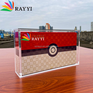 Estuche de exhibición transparente de acrílico RAY YI 2023 para el mazo de Pokémon TCG Scarlet & Violet World Championships Pikachu Yokohama - Product Image 5