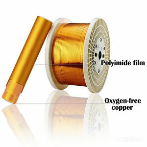 Filo Litz Bifilar Piatto Rivestito in Seta 8 15 24 AWG con Magneti in Alluminio Isolato AWG15 per Riavvolgimento - Product Image 2