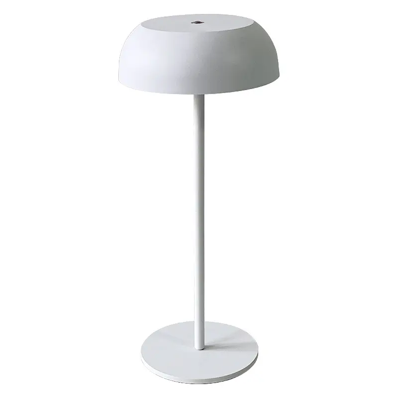 Lampe de table LED champignon portable rechargeable avec capteur tactile-3 couleurs à intensité variable et luminosité réglable