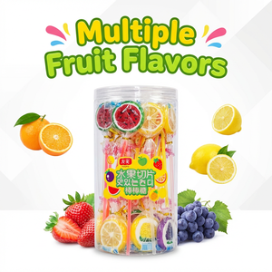 Caramelle Dure alla Frutta Fatte a Mano 20g in Barattolo di Plastica Trasparente, Vendita all'Ingrosso, Personalizzazione OEM - Product Image 5