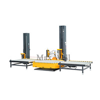 Machine d'emballage de palettes industrielles avec système de pré-étirement pour l'industrie du papier et de la céramique