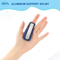 Attelle de doigt flexible, stable et respirante pour adultes, attelles en aluminium ODM, attelle de doigt légère pour immobilisation, support de doigt