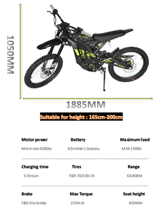 Bicicleta Eléctrica de Montañ<span class=keywords><strong>a</strong></span> Light Bee X 60v <span class=keywords><strong>a</strong></span> <span class=keywords><strong>Precio</strong></span> Económico, Motocicletas Eléctricas de 40 Ah con Baterí<span class=keywords><strong>a</strong></span> de Litio, Bicicleta Todoterreno Eléctrica - Product Image 4