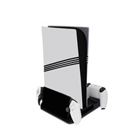 KJH pour PS5 & PS portail ventilateur de refroidissement support de charge compatible contrôleur filaire pour accessoires de Console de jeu Slim Pro