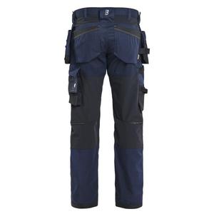 BLAKLADER - 175018328600D120 Pantalon Craftsman avec stretch Bleu marine foncé-PANTALON DE TRAVAIL EAN 7330509912027 - Product Image 2