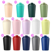 Tasse de bureau RTS 350 ml 12 oz en acier inoxydable de qualité alimentaire à double paroi isolée sous vide avec couvercle anti-fuite pour le commerce B2B mondial