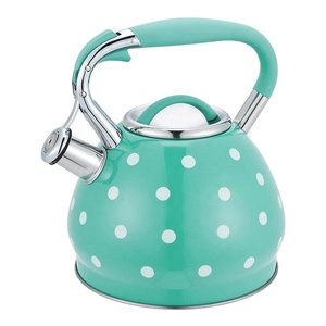 Sang trọng 3L nước bằng thép không gỉ Ấm đun nước phong cách cổ điển bếp Top ấm trà với chống-bỏng xử lý và huýt sáo tính năng - Product Image 1