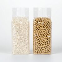 Sacs sous vide personnalisés ECO, imprimés, résistants à l'humidité, pour l'emballage des céréales et du riz, utilisation en gros, avec logo