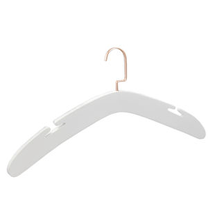 Cintres robustes du fabricant pour robe de mariée, cintres en bois <span class=keywords><strong>blanc</strong></span> et or pour robe de mariée - Product Image 2