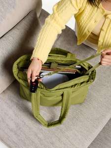 Unisex Large Capacity Foldable Portable Durable Single Handle Luxury Lightweight Waterproof <b>Nylon</b> Casual <b>Tote</b> <b>Bag</b> Daily Travel - Product Image 1