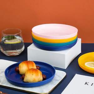 Piring melamin warna permen desain baru 2023 untuk piring restoran piring dapur piring plastik Modern - Product Image 6