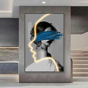 Bức tranh trang trí hiện đại, dẫn nghệ thuật treo bức tranh, bức tranh sàn phòng khách cao cấp, sofa nền bức tranh tường - Product Image 4