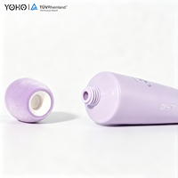 Tube cosmétique vide PCR 50ml 80ml avec bouchon à vis, emballage crème pour les mains en sphère moelleuse, couleur et taille personnalisables, marque YOHO
