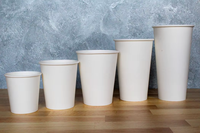 Papier laminé PE simple face pour contact alimentaire, de 180 g/m² à 360 g/m², matière première pour la fabrication de gobelets en papier