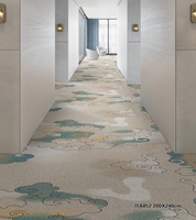 Nylon Abstrakt Bedruckter Wilton-Teppich - Schnelle Lieferung - Hotelkorridor Gewerbliche Nutzung - Dicker Flor