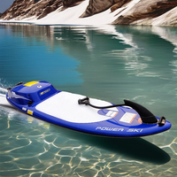 Fabricant de rabais personnalisé Hison China Beautiful Surf Ski Jetsurf Combo Set Engine Fiberglass Material Sport Ocean Waters