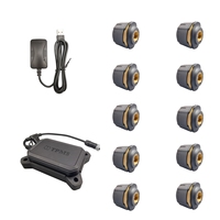 USB TPMS avec répéteur Android écran de voiture 10 roues 8V1 taille filetage capteur externe camion en temps réel