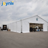 Tente d'hôpital de campagne de grande taille avec structure en aluminium, abri modulaire pour les projets de secours humanitaires