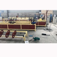 Clôture à mailles de chaîne durable YC faisant la machine de grillage Machine de clôture à mailles de chaîne de production à une seule ligne
