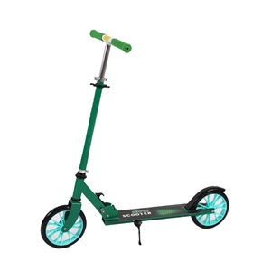 Trottinette pour enfants à deux roues pliable et réglable en hauteur, pour les enfants de 6 ans et plus, avec frein et planche à roulettes - Product Image 4