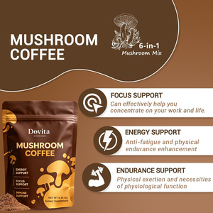 กาแฟอาราบิก้าผสมเห็ด 10 ชนิด ยี่ห้อ USA GMP OEM  ประกอบด้วยเห็ดหลินจือ ชากา ถั่งเช่า อัชวกันดา ช่วยลดความเครียด เพิ่มสมาธิ เสริมภูมิคุ้มกัน ได้รับการรับรองมาตรฐาน GMP  ขนาด 200 กรัม - Product Image 3