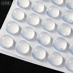 OEM Custom Clear Silicone Adhesive Pads Anti Collision <b>Rubber</b> Feet Bumper Pads Self Stick Bumpers Furniture Foot Cushion Pads - Product Image 4