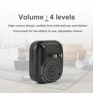 LUCKARM Intelligente Kabellose Türklingel für Außenbereich mit Stecker UK/US/EU Kinetische Türklingel - Product Image 6