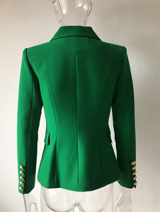 A3816 Top Selling Double Button <strong>Women</strong> <strong>Blazers</strong> Office Lady New Model Jacket - Product Image 6